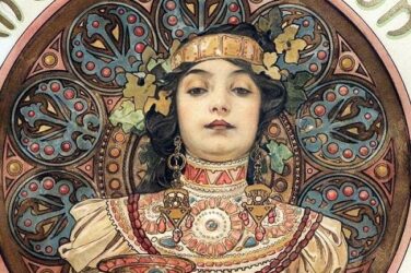 alfons mucha, art nouveau