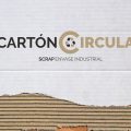 cartón circular, scrap, reciclaje