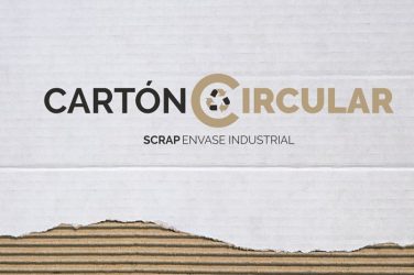 cartón circular, scrap, reciclaje