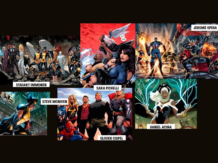 dibujantes, marvel