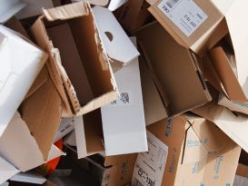 envases reciclados de papel y cartón