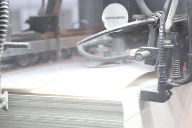 impresión offset por hojas