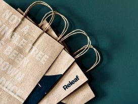 releaf paper bag, re-leaf paper