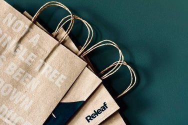releaf paper bag, re-leaf paper