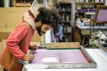 técnica serigráfica